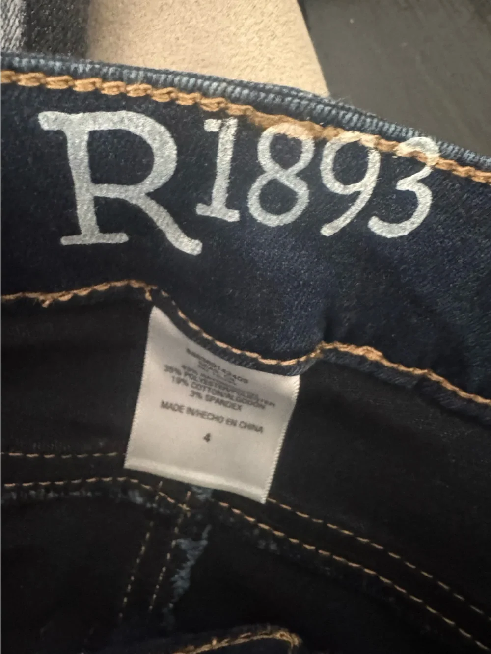 Dark Blue Bootcut Jeans size 4